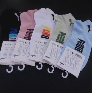 Puma Ankle Socks Multi-color 5-Pack size W7-9
